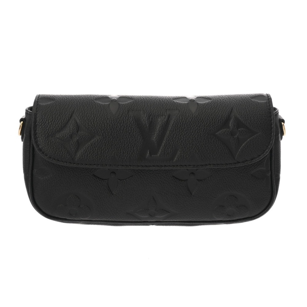 Louis Vuitton Empreinte Wallet on Chain Ivy Noir Black Leather Shoulder Bag